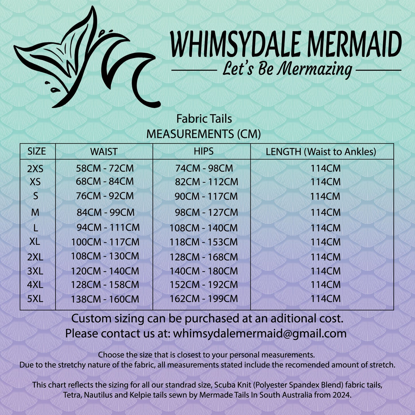Eclipse Design Tetra Mermaid Tail