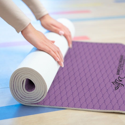 Prismatic Rainbow Orchid Foam Yoga Mat