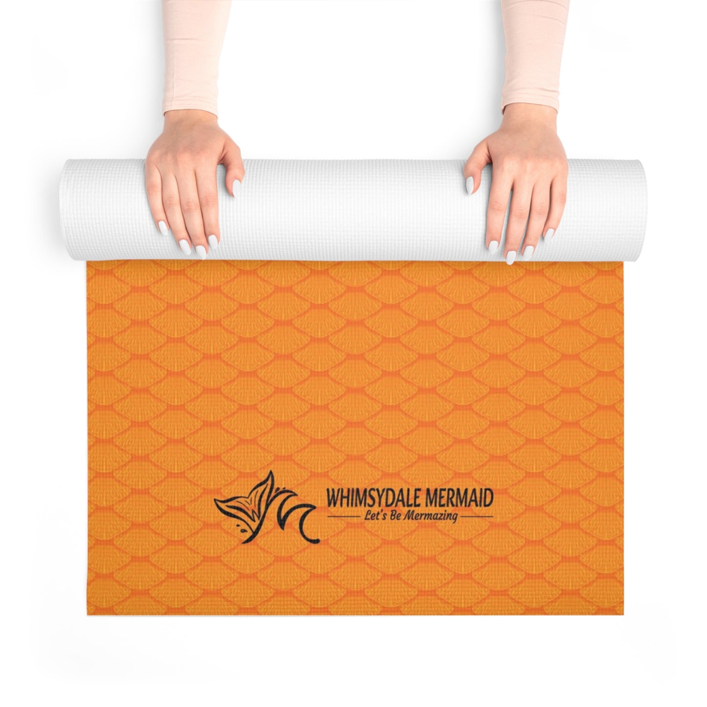 Prismatic Rainbow Marigold Foam Yoga Mat