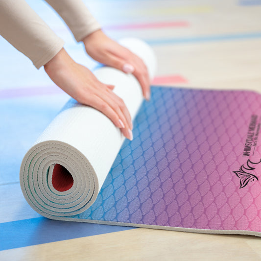 Prismatic Rainbow Foam Yoga Mat