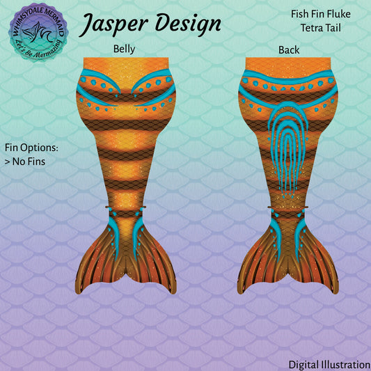 Jasper Design Tetra Mermaid Tail