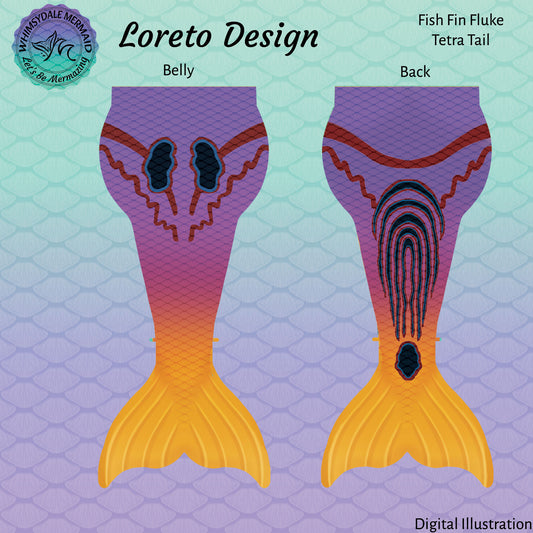 Loreto Design Tetra Mermaid Tail
