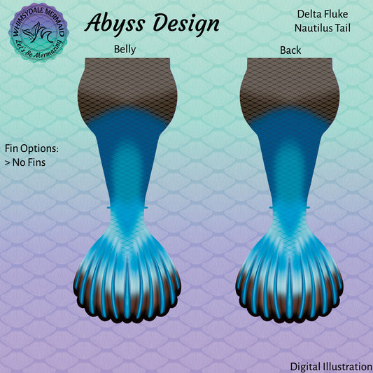 Abyss Design Mermaid Tail - Delta Nautilus