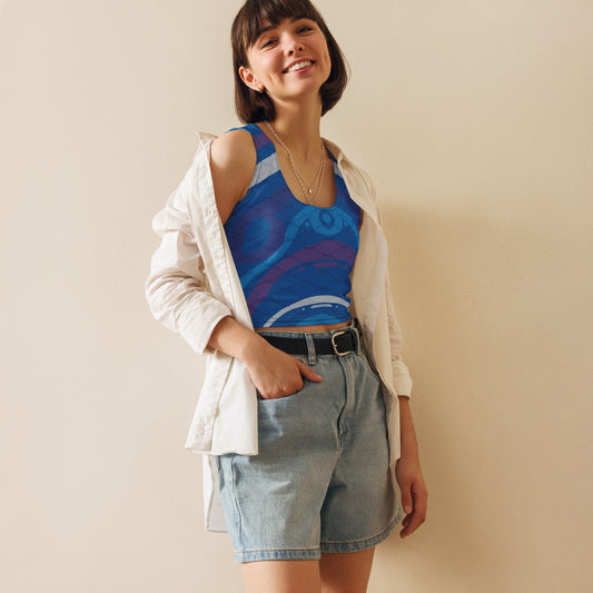 Eclipse Design Crop Top
